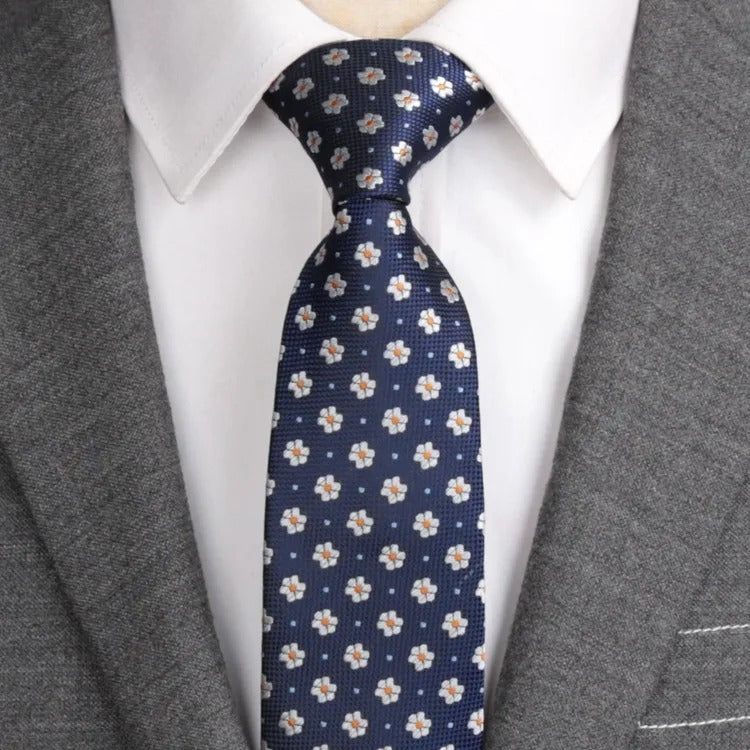 Corbata 2 Azul 6cm 4261