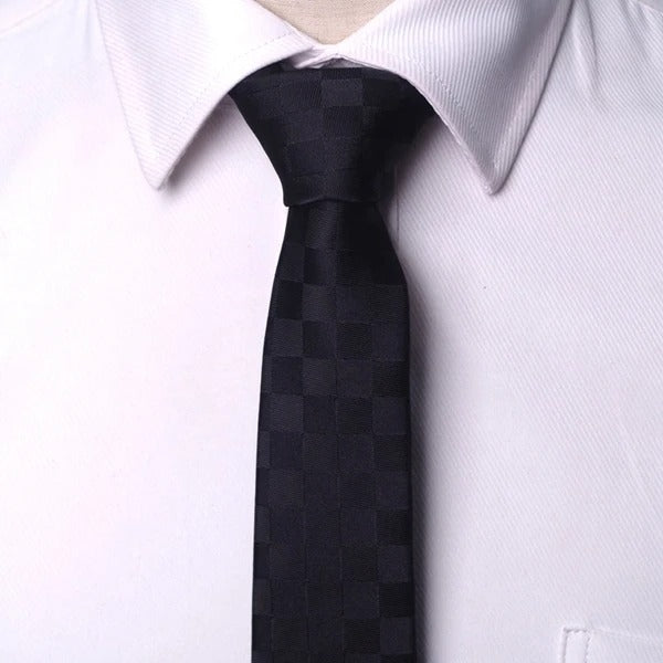 Corbata Negro 6cm 4262