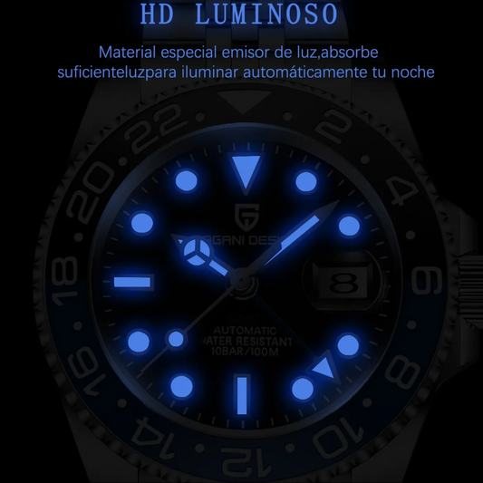 Pagani Design GMT AUTOMÁTICO para Caballero Elegante