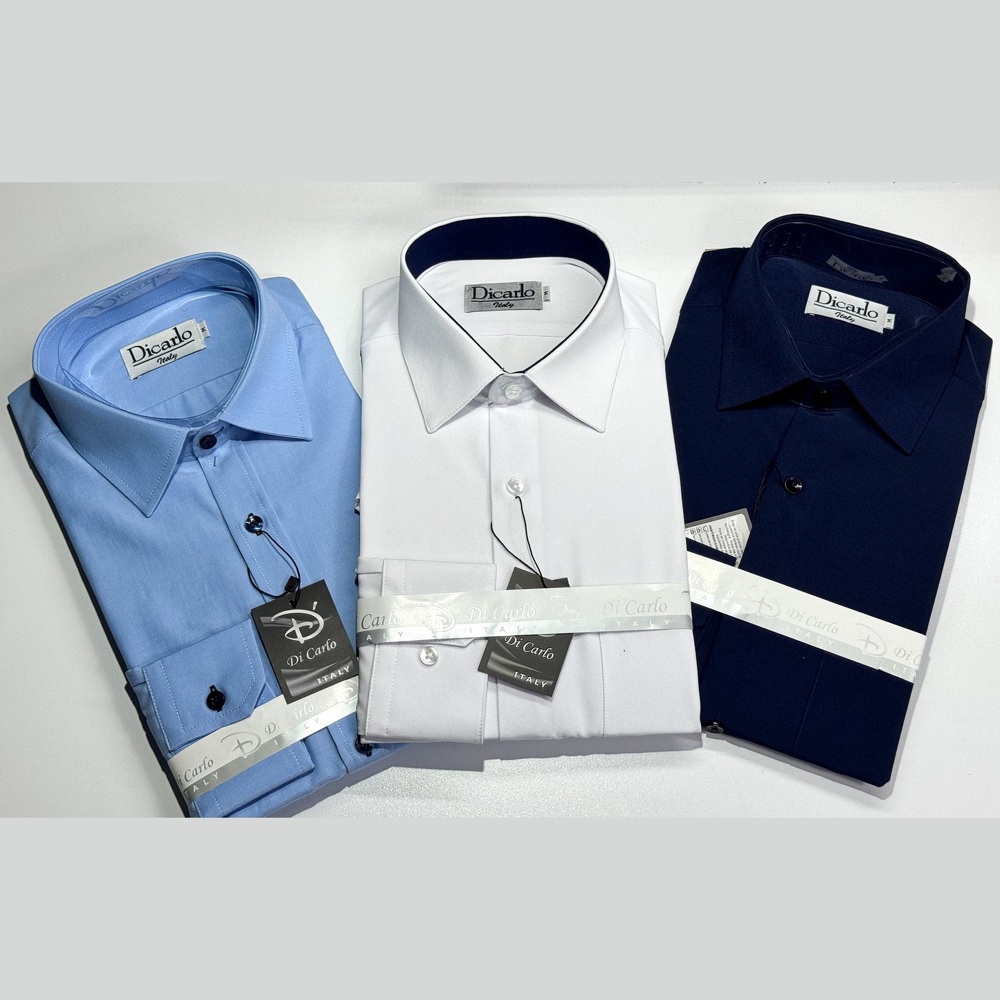 Camisa Formal Celeste Para Hombre