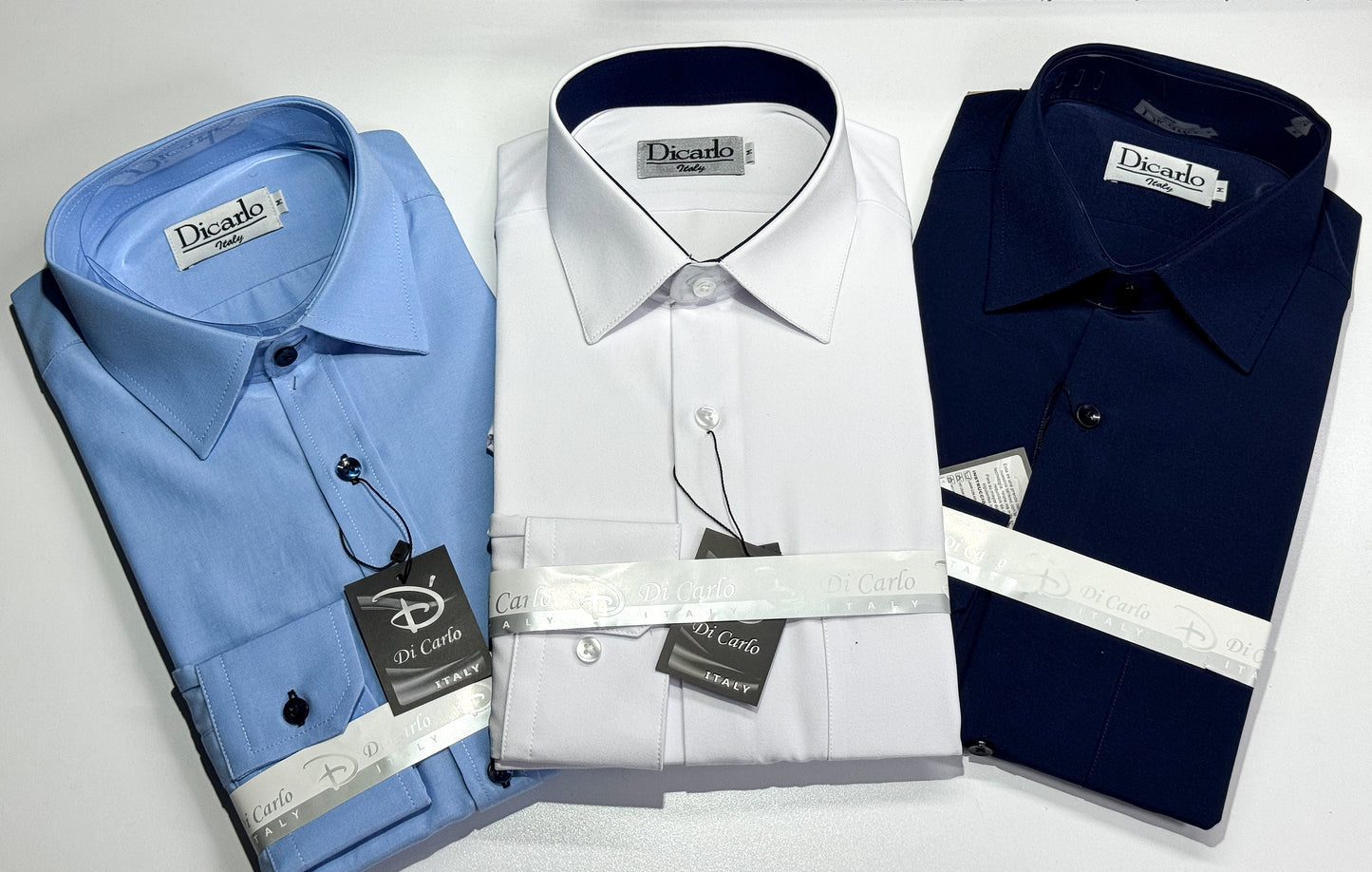Camisa Formal Azul oscuro Para Hombre