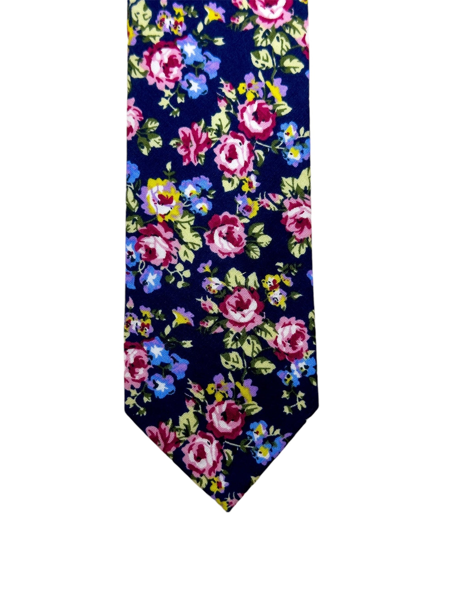 Corbata en Flores 6,5cm