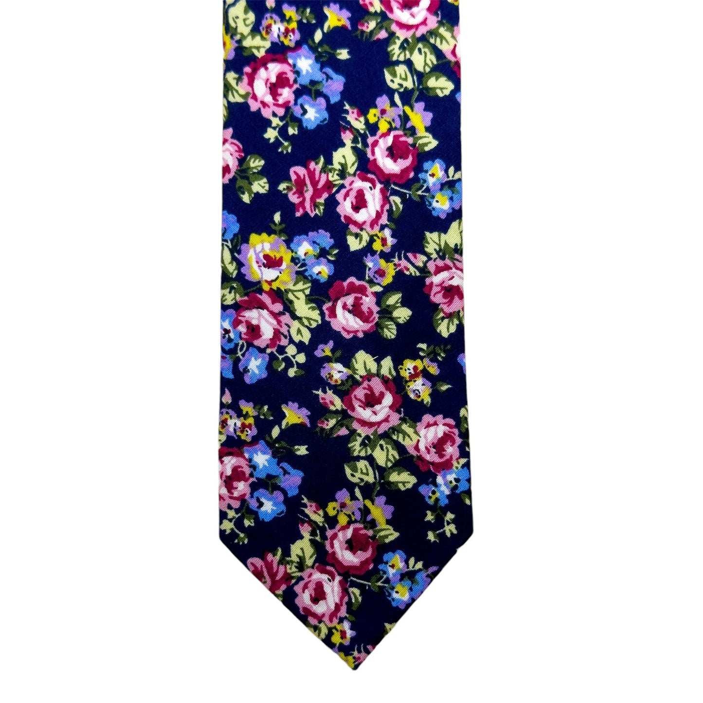 Corbata en Flores 6,5cm