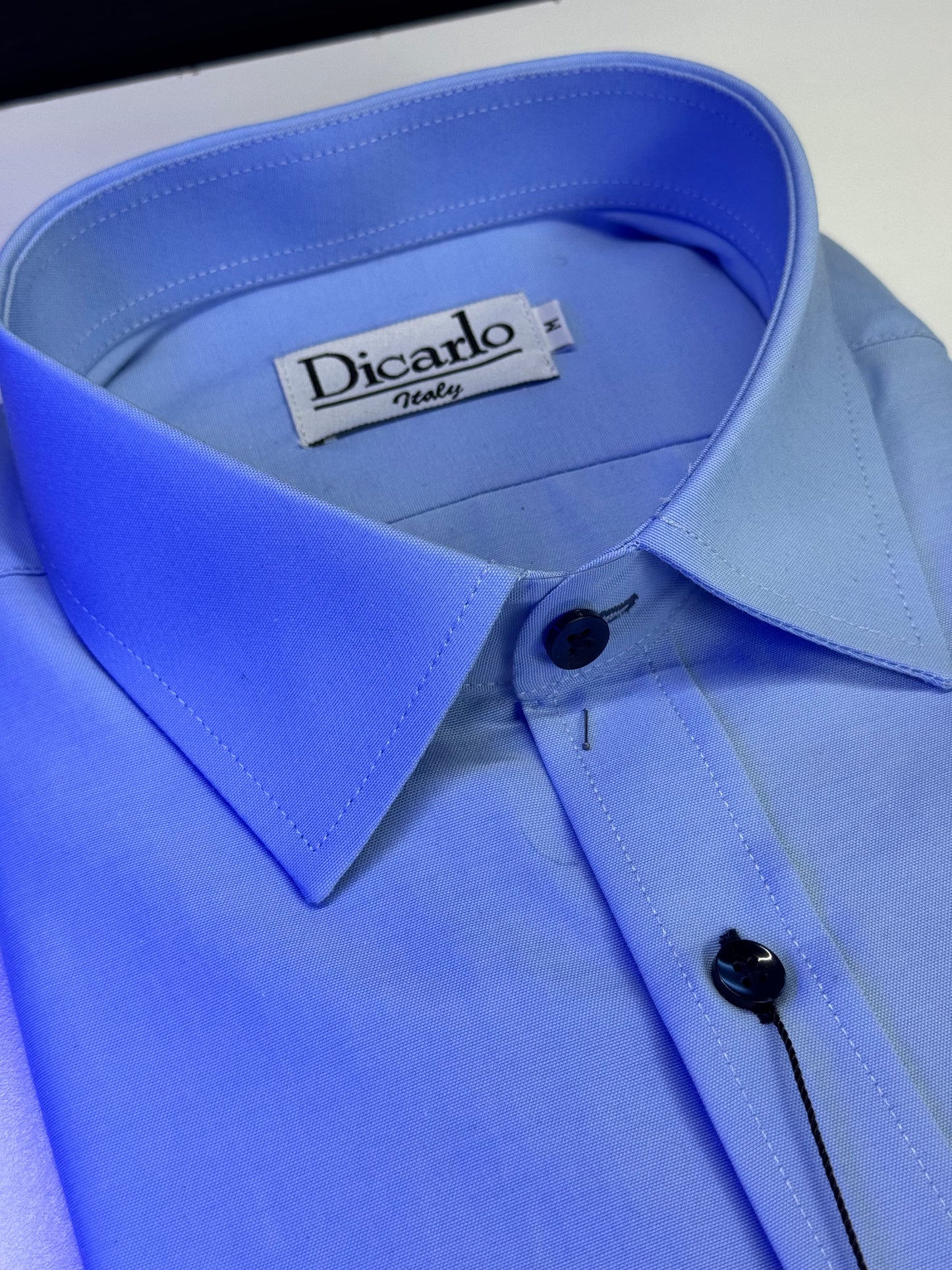Camisa Formal Celeste Para Hombre