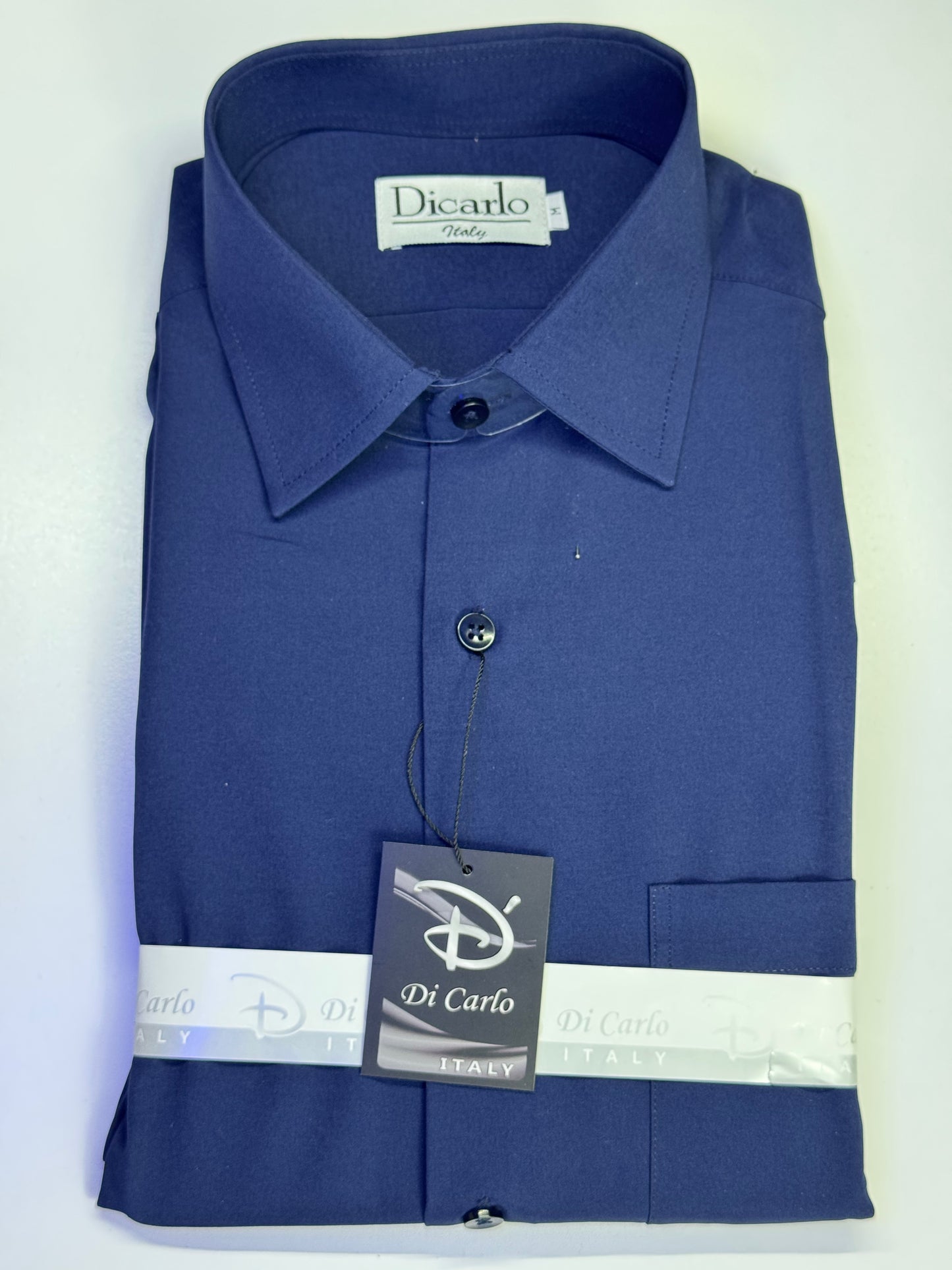 Camisa Formal Azul oscuro Para Hombre