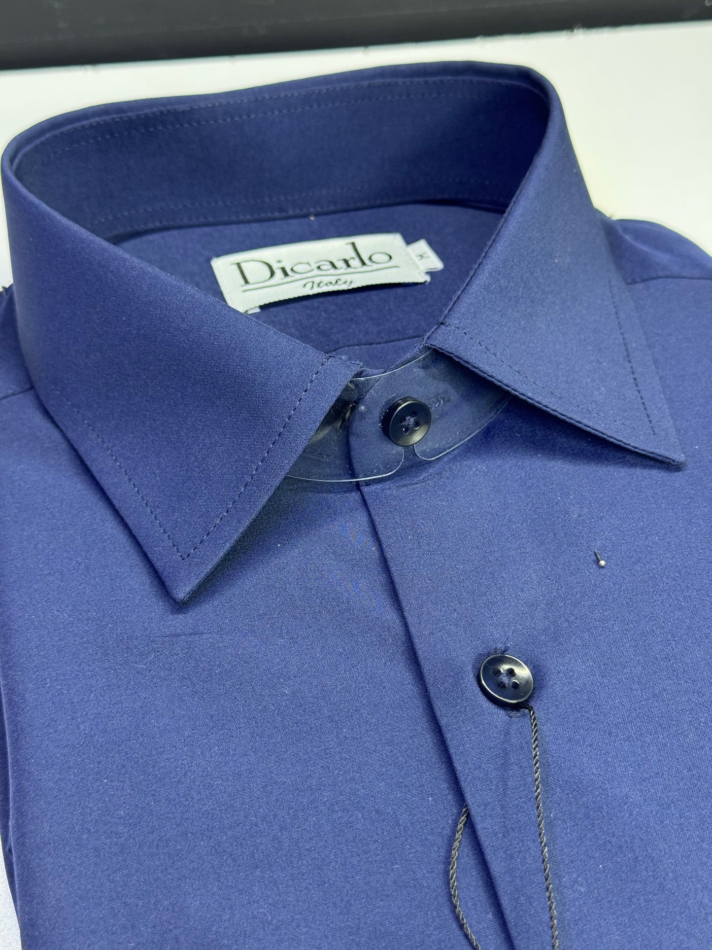Camisa Formal Azul oscuro Para Hombre