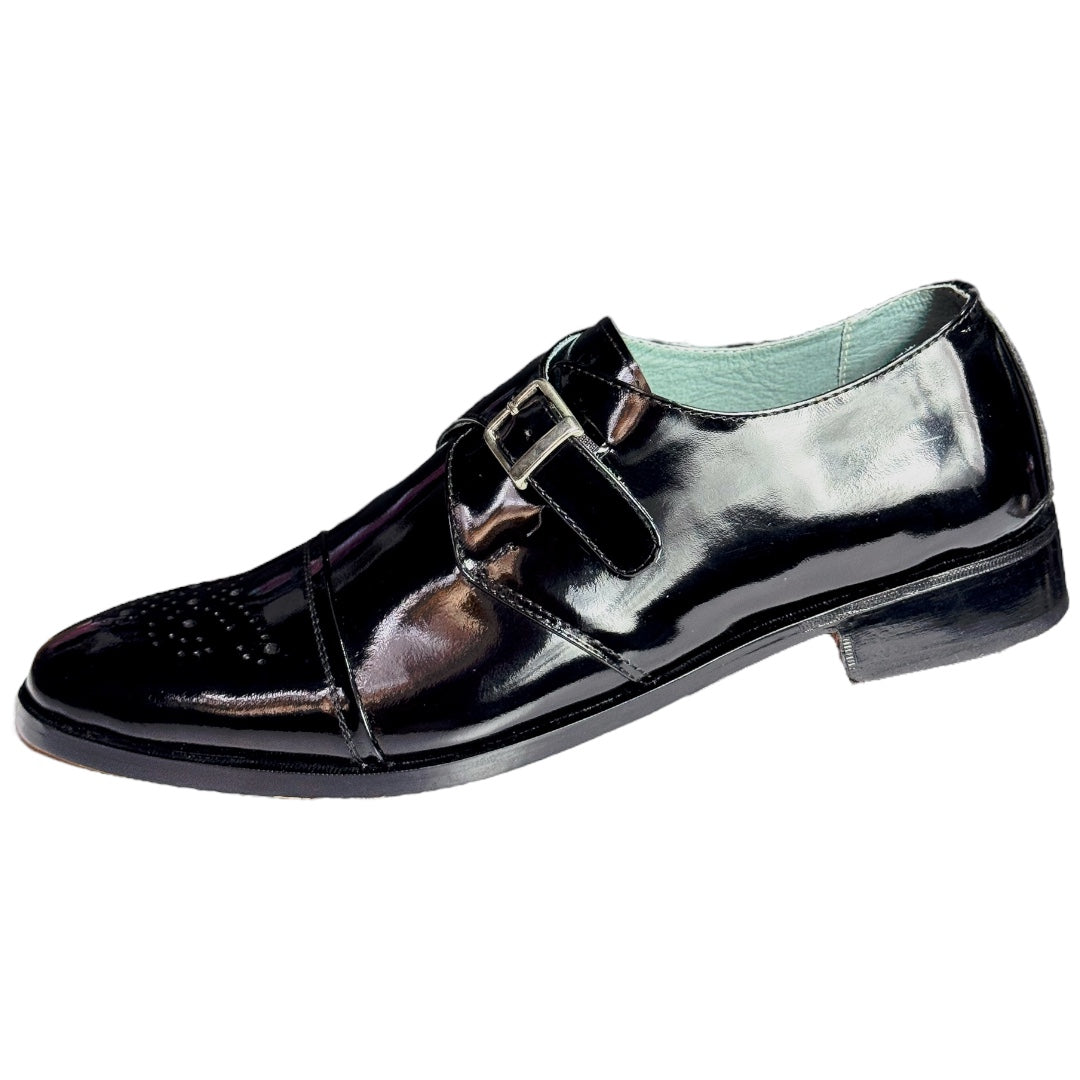 Zapato de vestir tipo Monk Strap – Cuero 100%