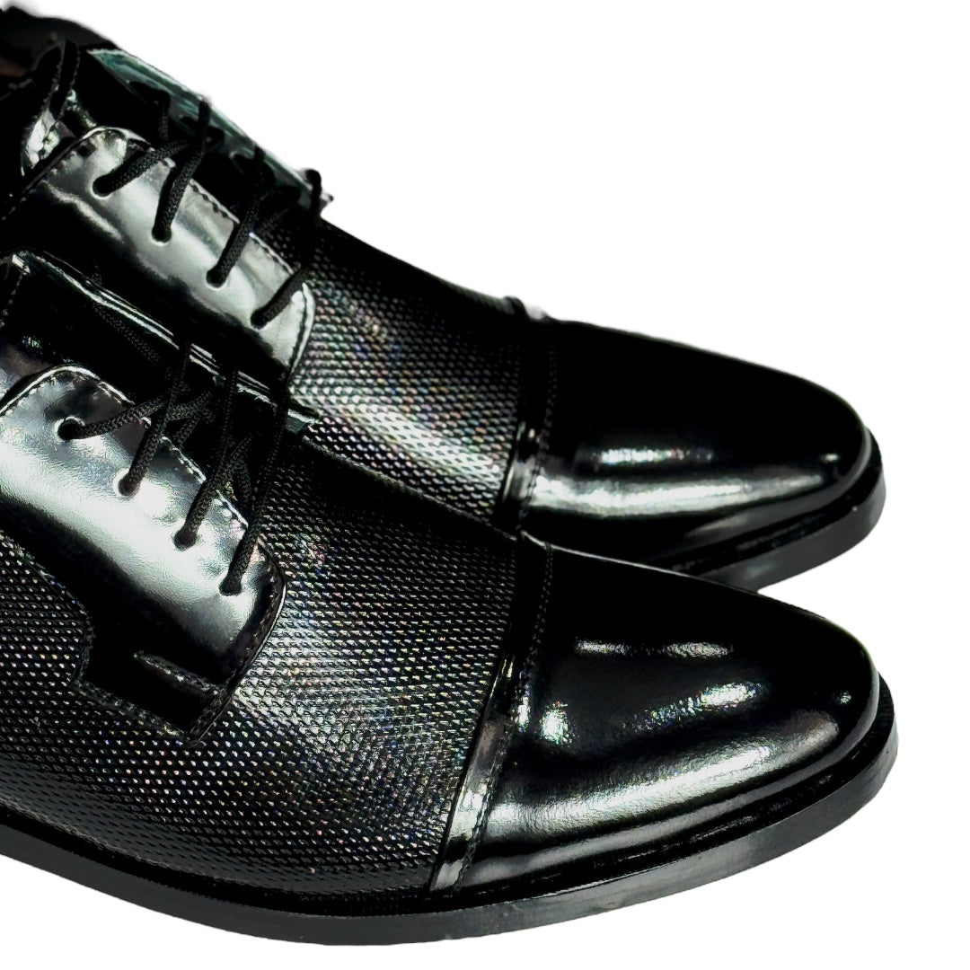 Zapatos de Vestir NEGROS para Hombre - Cuero Charol, suela en Grupon