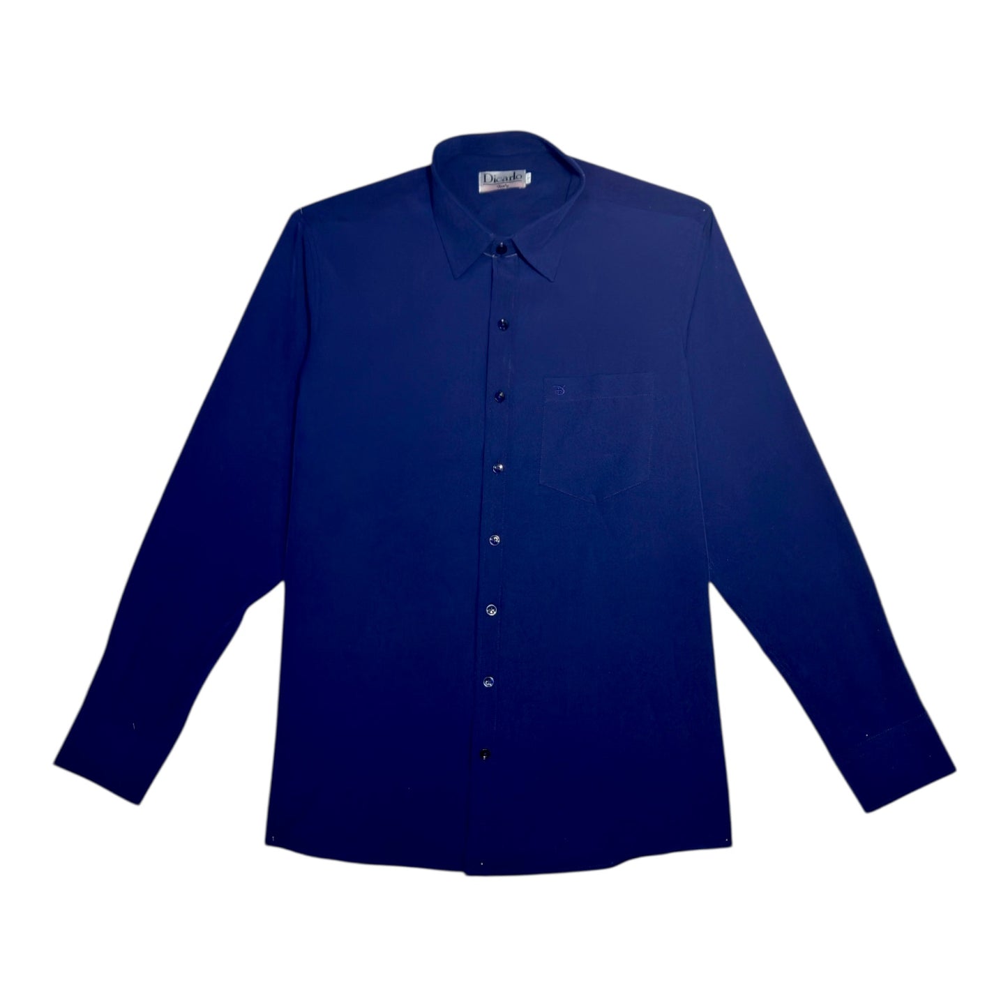 Camisa Formal Azul oscuro Para Hombre
