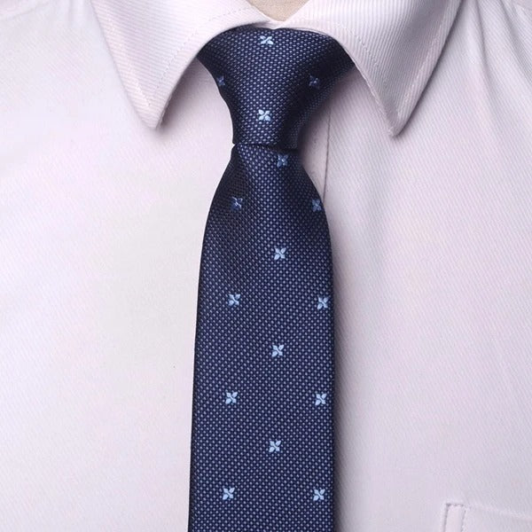 Corbata Azul 6cm 4257