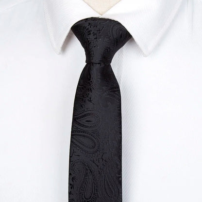 Corbata Negro 6cm 4263