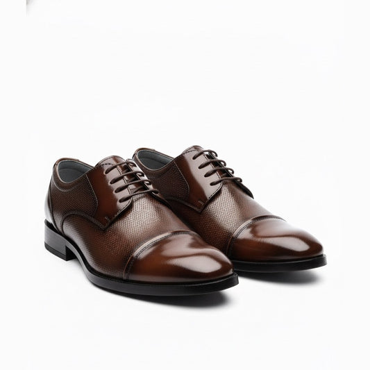 Zapatos de Vestir Marrones para Hombre - Cuero Charol, suela en Crupon