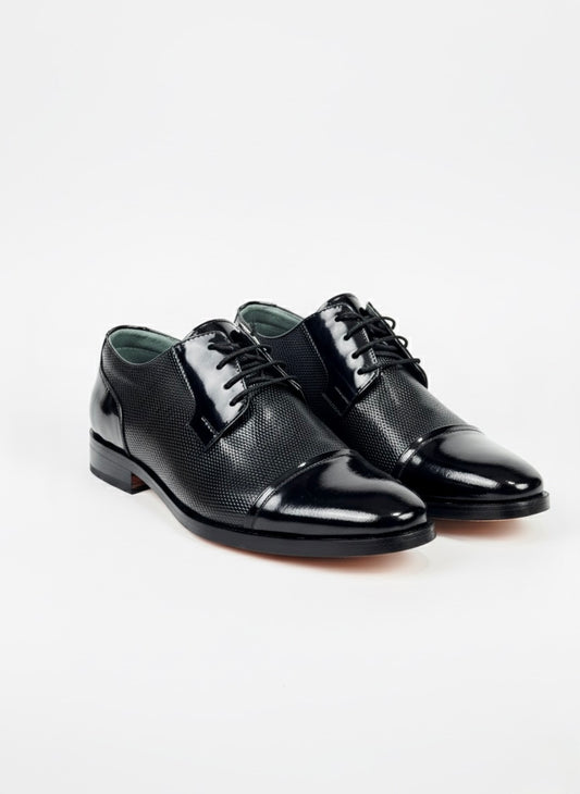Zapatos de Vestir NEGROS para Hombre - Cuero Charol, suela en Grupon