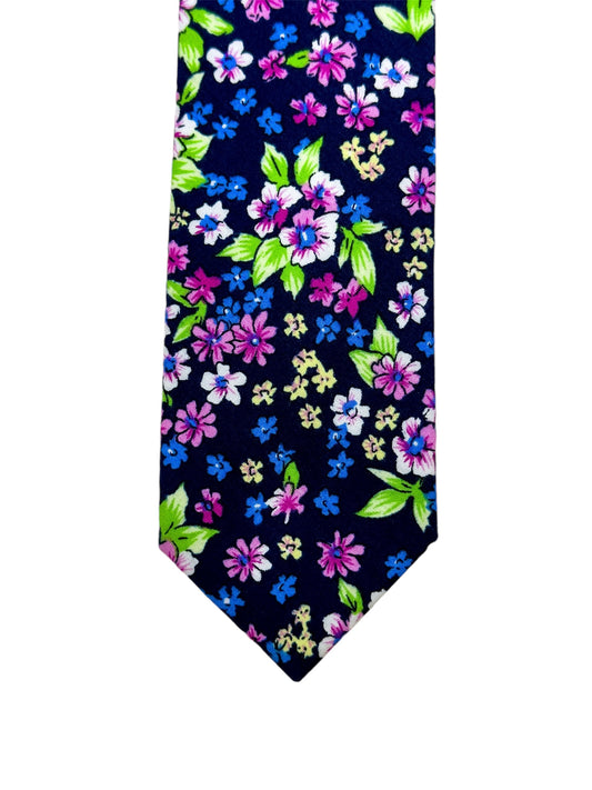 Corbata en Flores 6,5cm