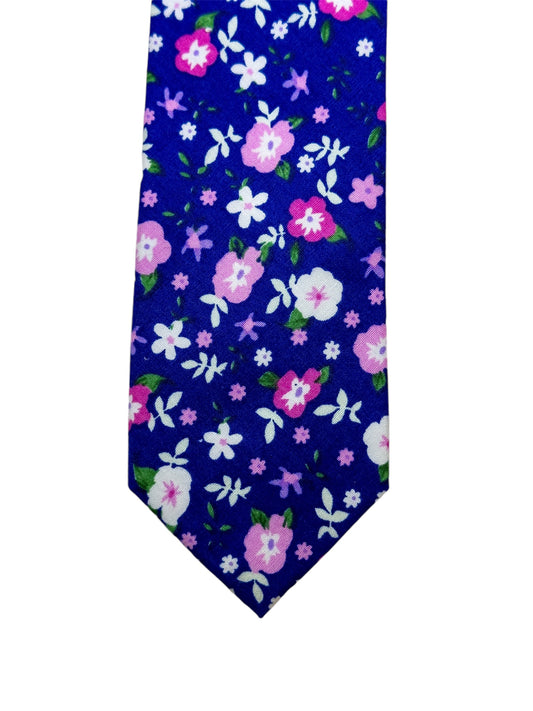 Corbata en Flores 6,5cm