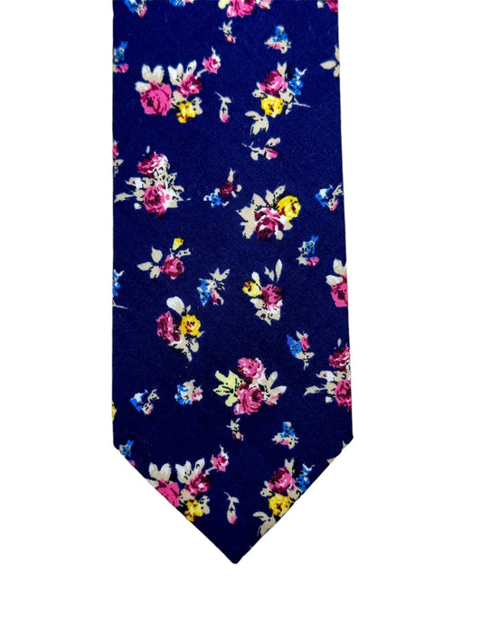 Corbata en Flores 6,5cm