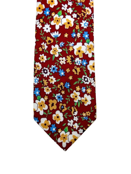Corbata en Flores 6,5cm