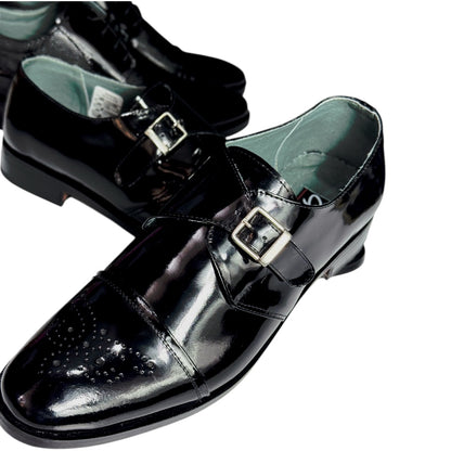 Zapato de vestir tipo Monk Strap – Cuero 100%