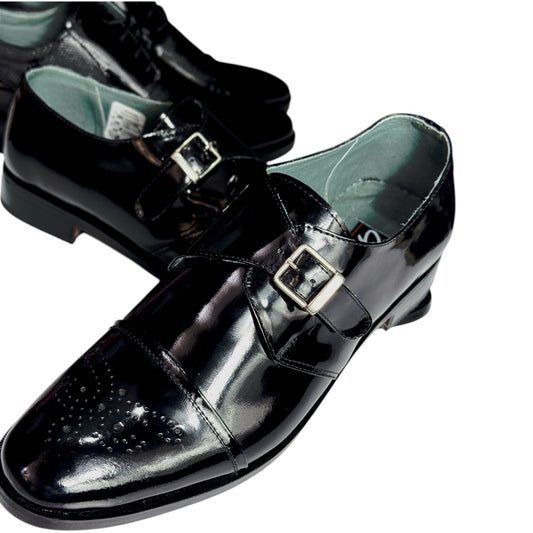 Zapato de vestir tipo Monk Strap – Cuero 100%