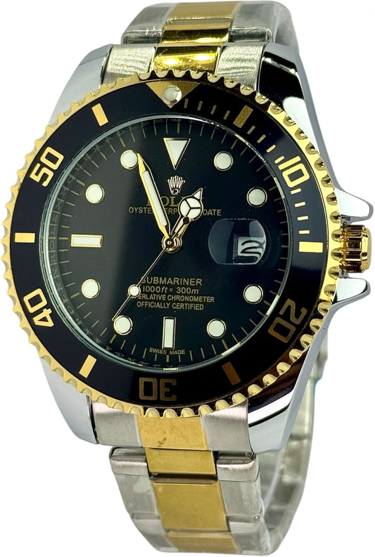 Rolex Submariner Bicolor fondo Negro