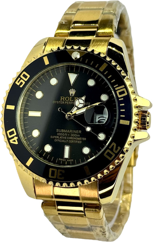 Rolex Submariner Dorado fondo Negro
