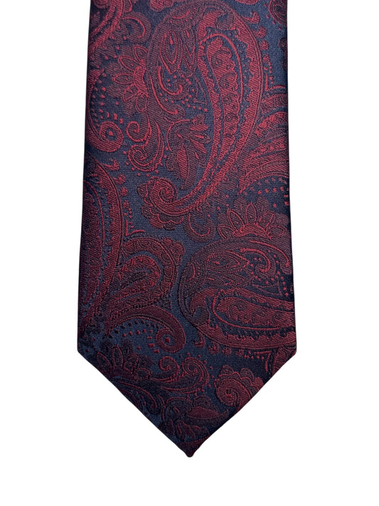 Corbata Vinotinto Bicolor 6cm 4267